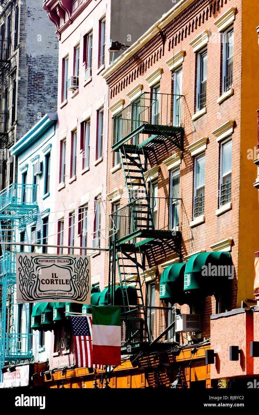 Little Italy Viertel, Manhattan, New York City, USA Stockfoto