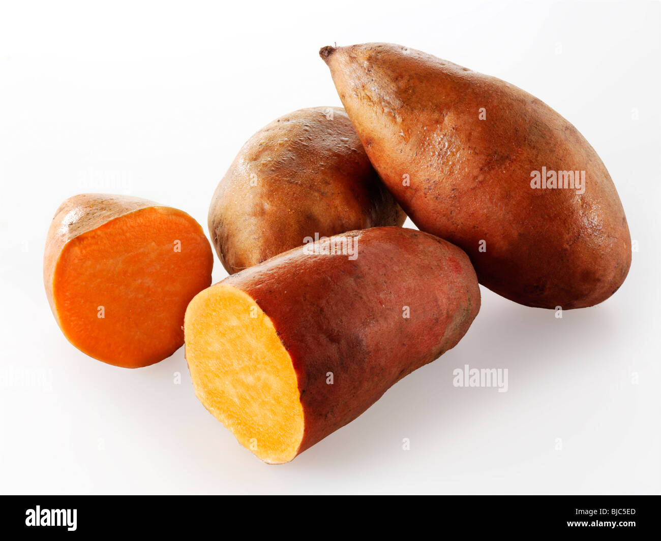 Süßkartoffeln Stockfotos Stockfoto