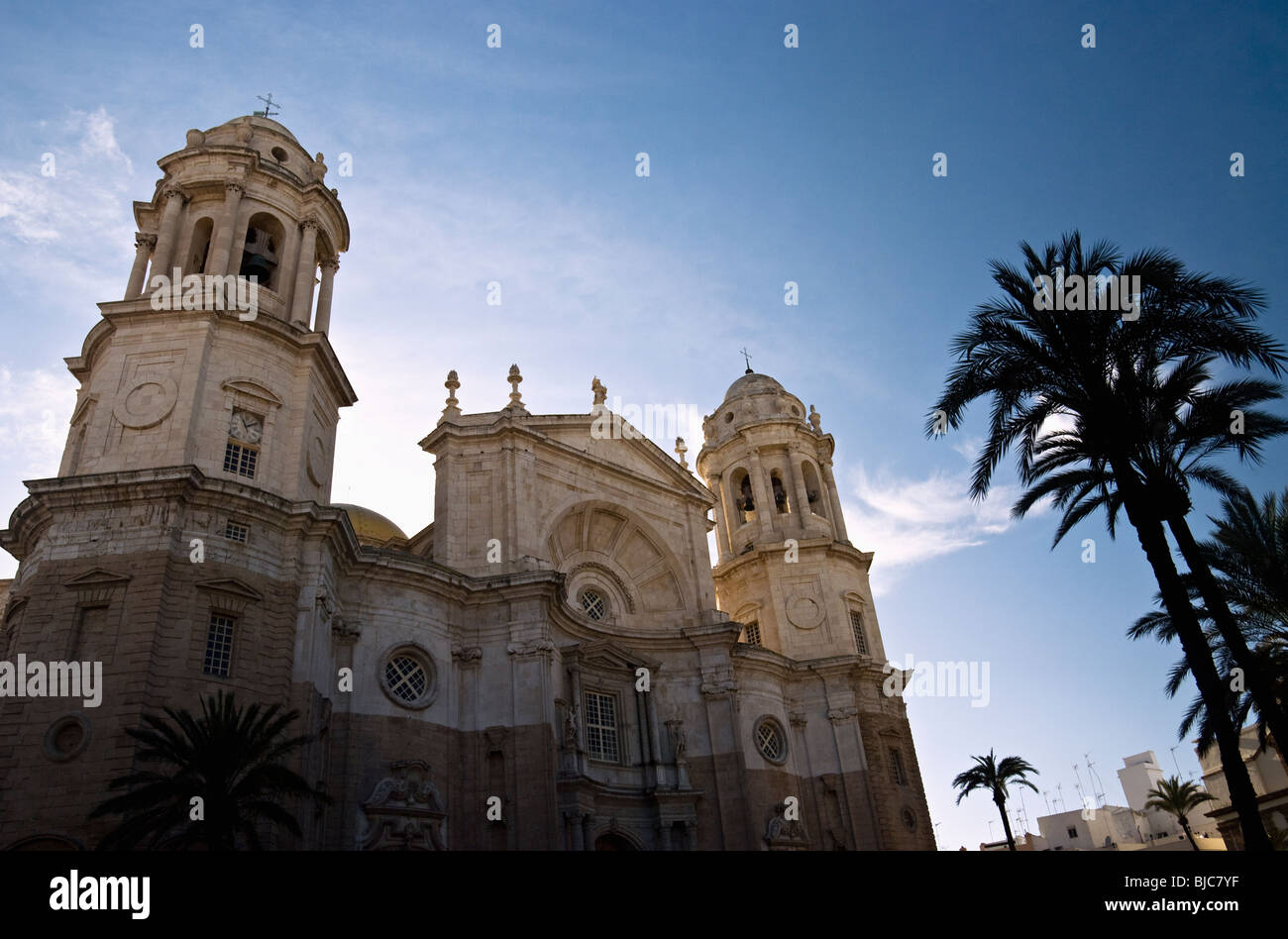 Catedral de Santa Cruz, Cádiz, Andalusien Spanien Stockfoto