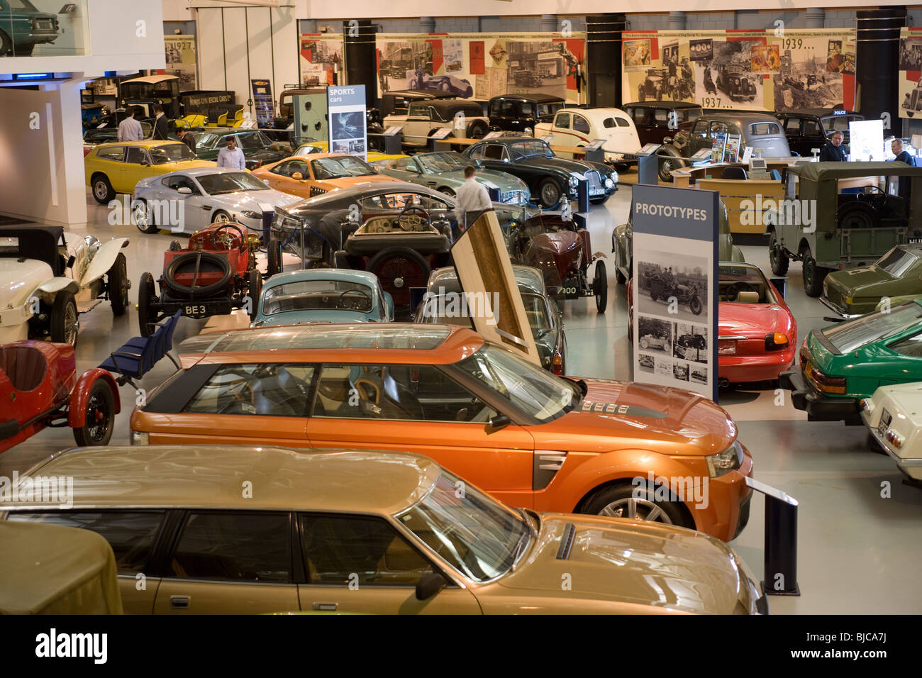 Die Heritage Motor Centre, Gaydon, Warwickshire. Stockfoto