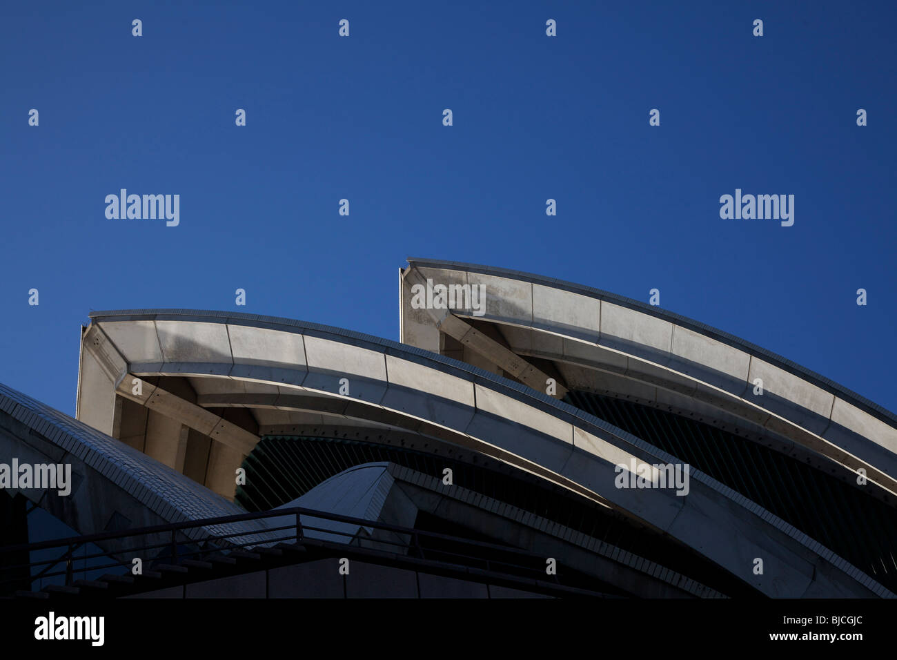 Teil des Daches des Sydney Opera House Stockfoto