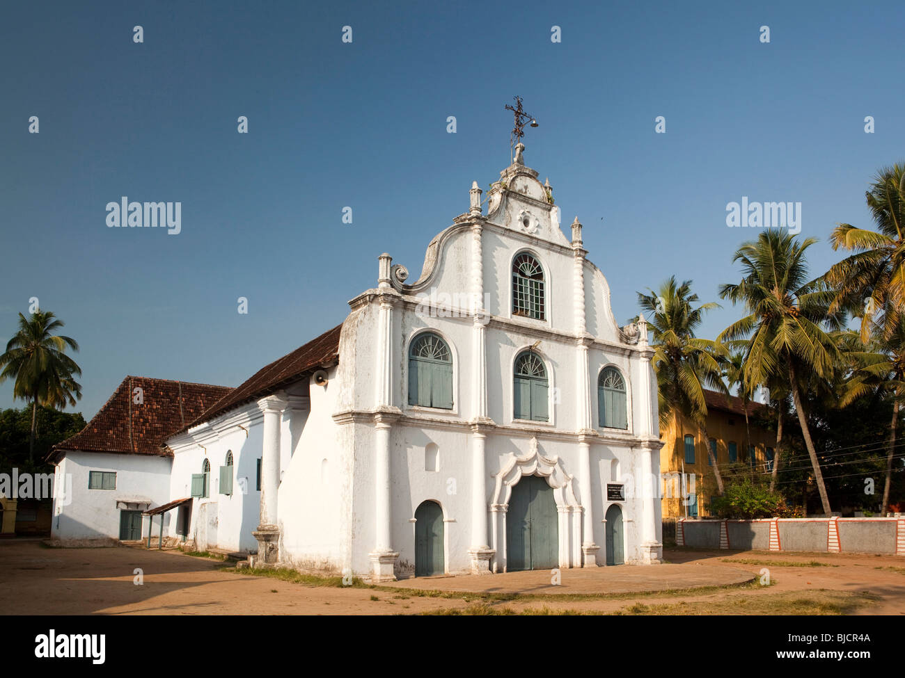 Indien, Kerala, Kochi, Vypeen Island, portugiesischen kolonialen Kirche von Our Lady of Hope, Nossa Senhora de Esperanca Stockfoto