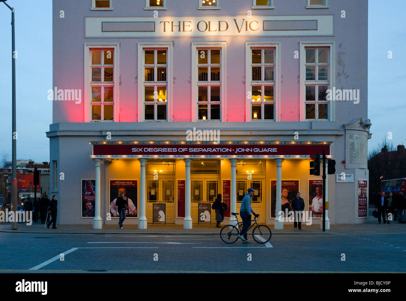 Der Old Vic Theatre befindet sich auf den Schnitt in der Nähe von Waterloo, London Stockfoto