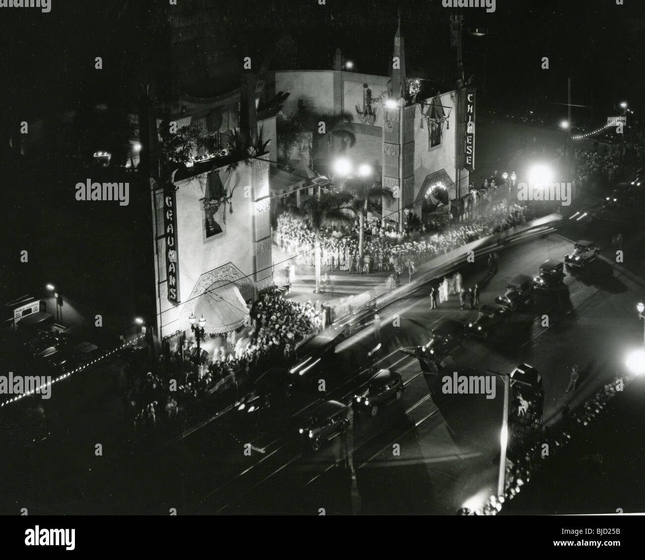 GRAUMANS CHINESE THEATRE bei 6925 Hollywood Boulevard, Los Angeles, Gastgeber einer Veranstaltung in den 1920er Jahren Stockfoto