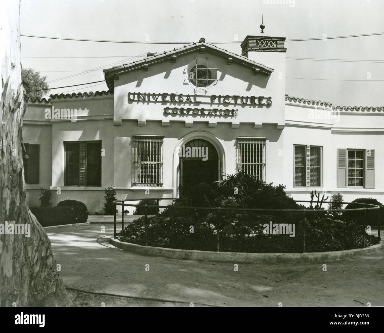Komplexe UNIVERSAL STUDIOS in Hollywood um 1940 Stockfoto