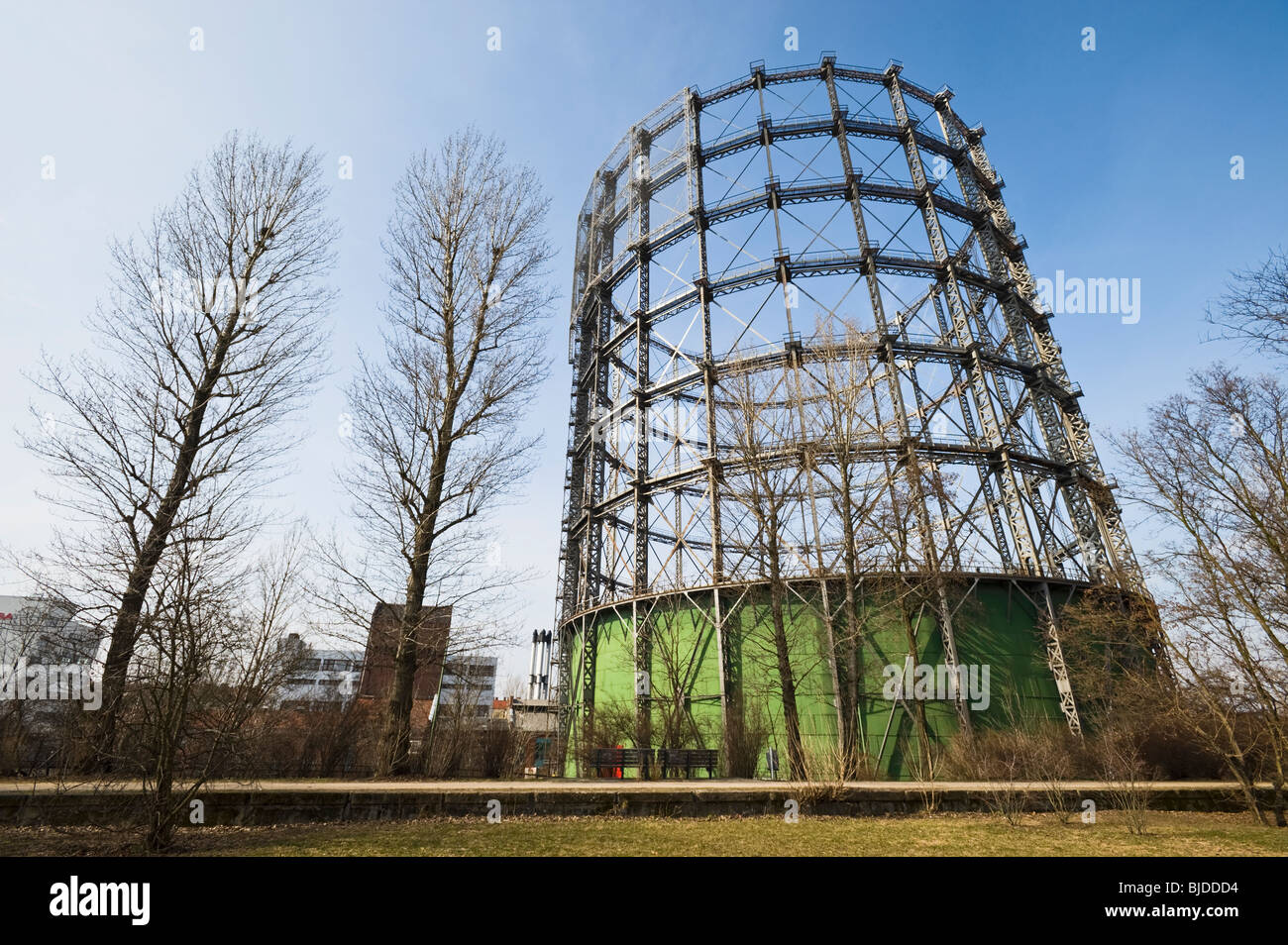 Gasometer Schöneberg, Berlin, Deutschland, Europa Stockfoto