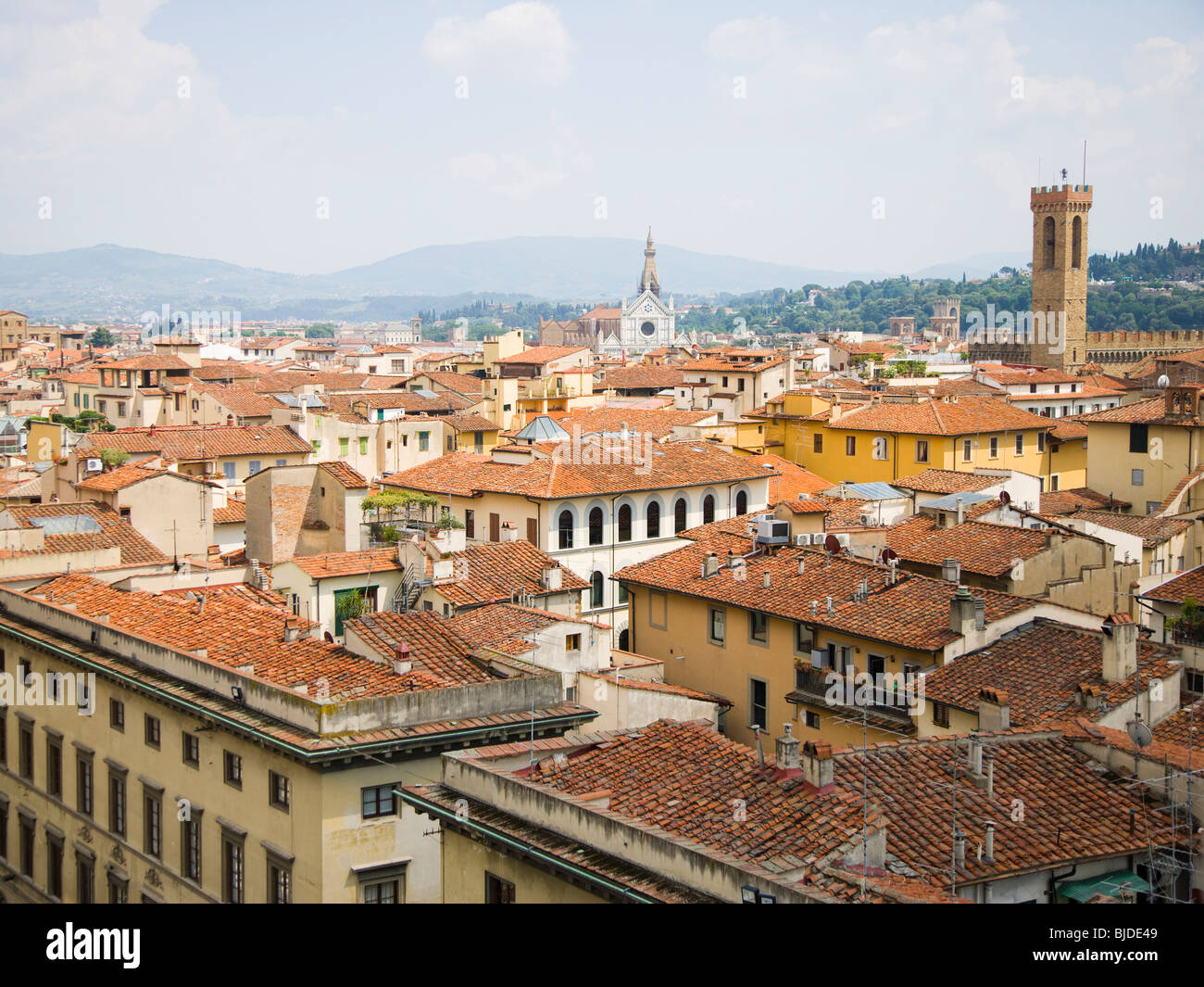 Ansicht von Il Duomo in Florenz, Italien. Stockfoto
