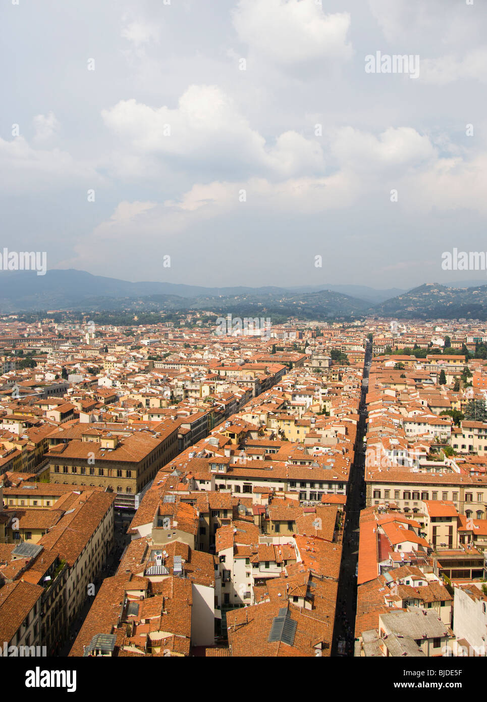Ansicht von Il Duomo in Florenz, Italien. Stockfoto
