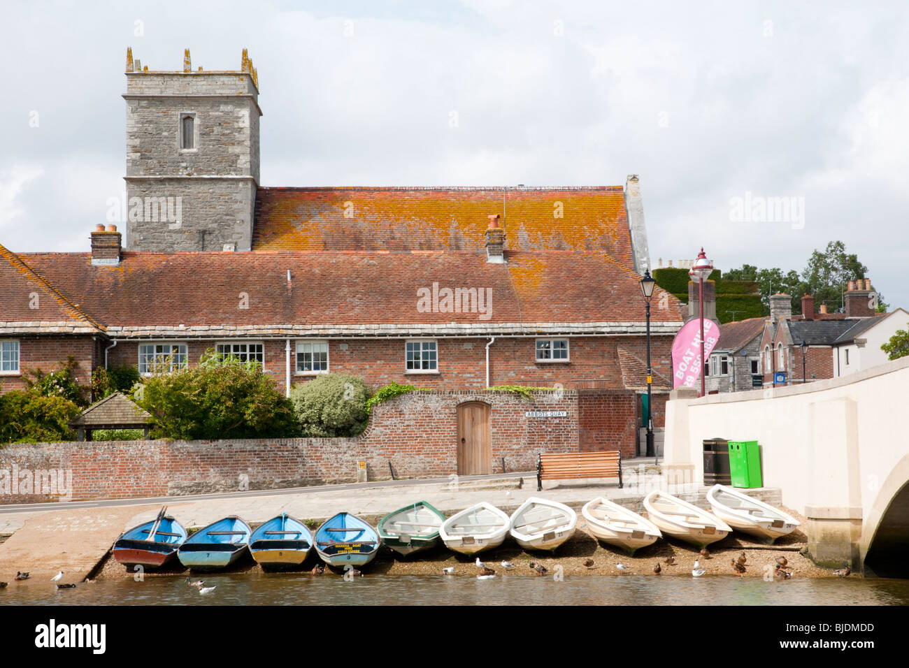 Äbte Quay, Wareham, Dorset England UK Stockfoto