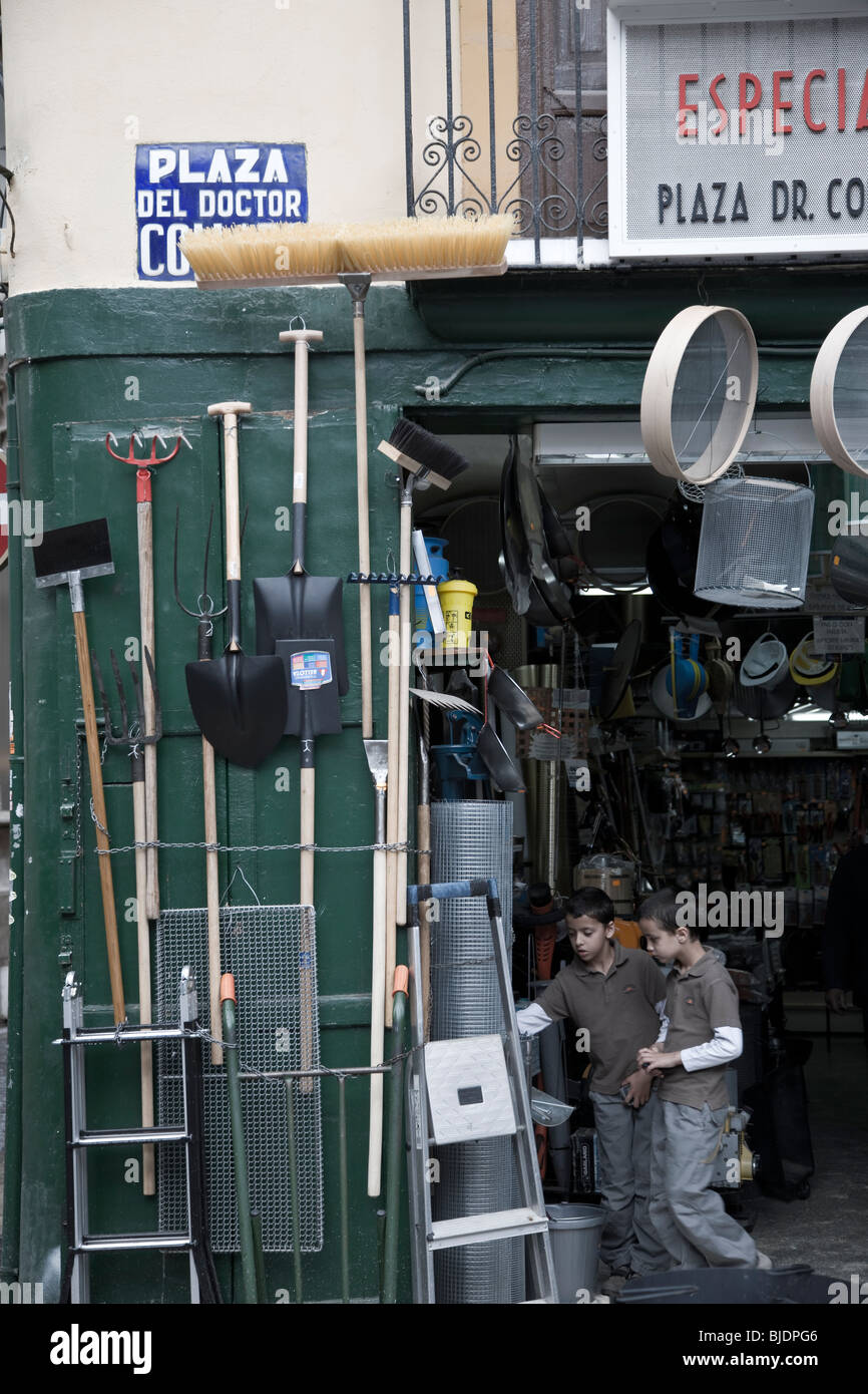Hardware Shop, Valencia, Provinz Valencia, Spanien Stockfoto