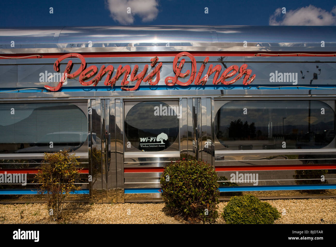 Pennys Diner, Yermo, California, Vereinigte Staaten von Amerika Stockfoto