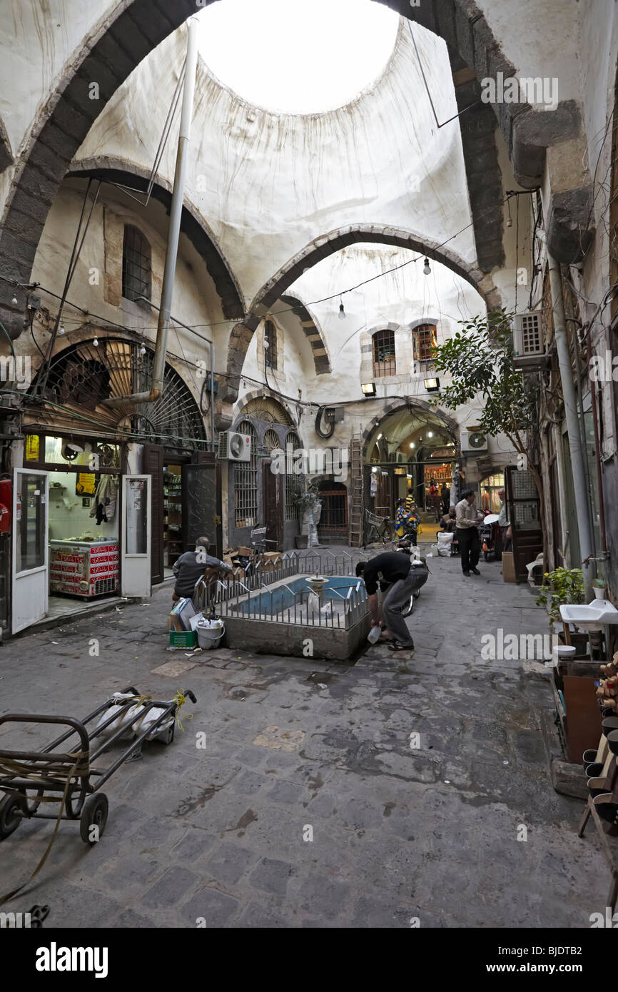 Damaskus-syrischer Altstädter-Souk Stockfoto