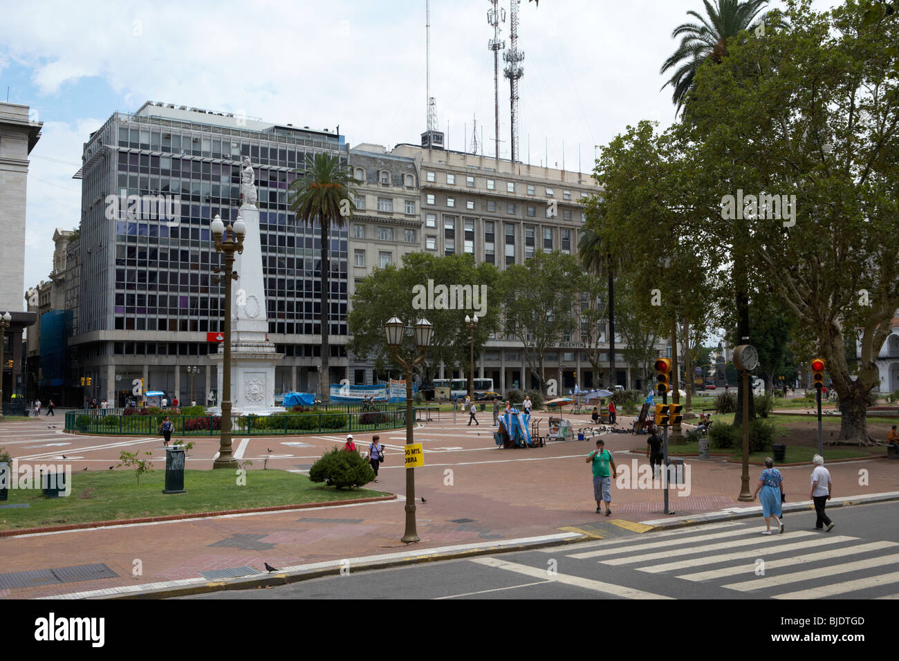 Plaza de Mayo Hauptstadt Buenos Aires Bundesrepublik Argentinien in Südamerika Stockfoto