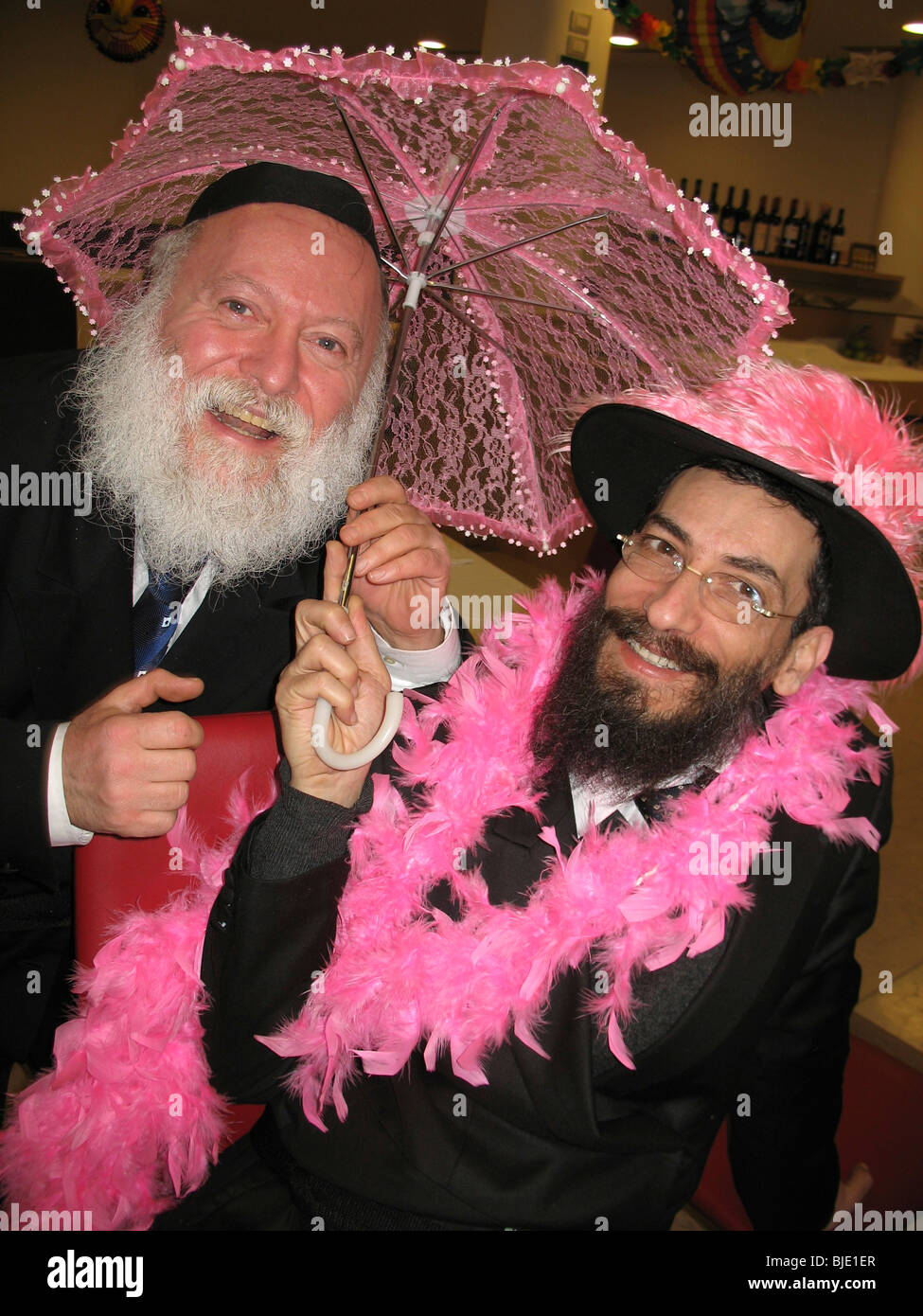 Chabad Purim party Stockfoto
