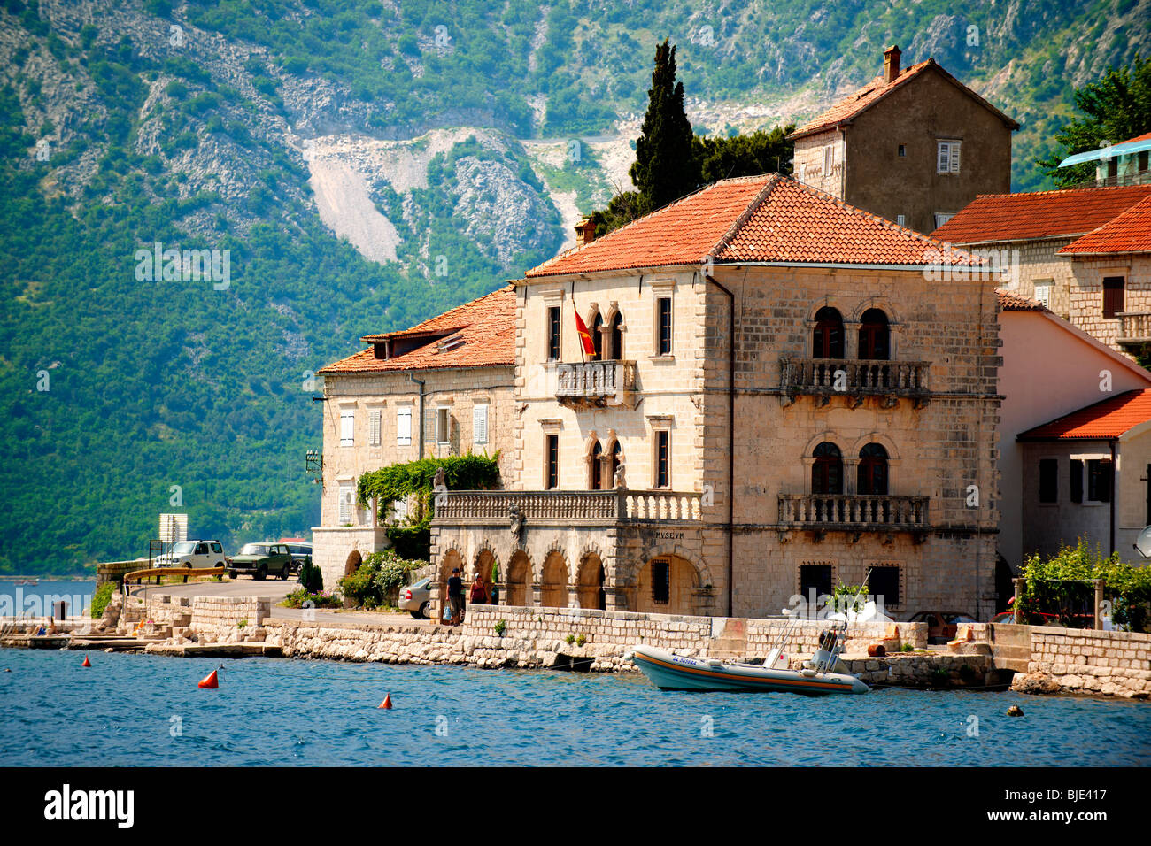 Perast Museum, Bucht von Kotor-Montenegro Stockfoto