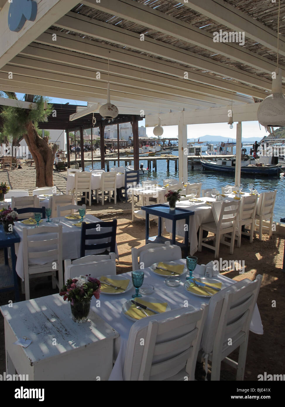 Gumusluk Dorf in Bodrum, Türkei Stockfoto