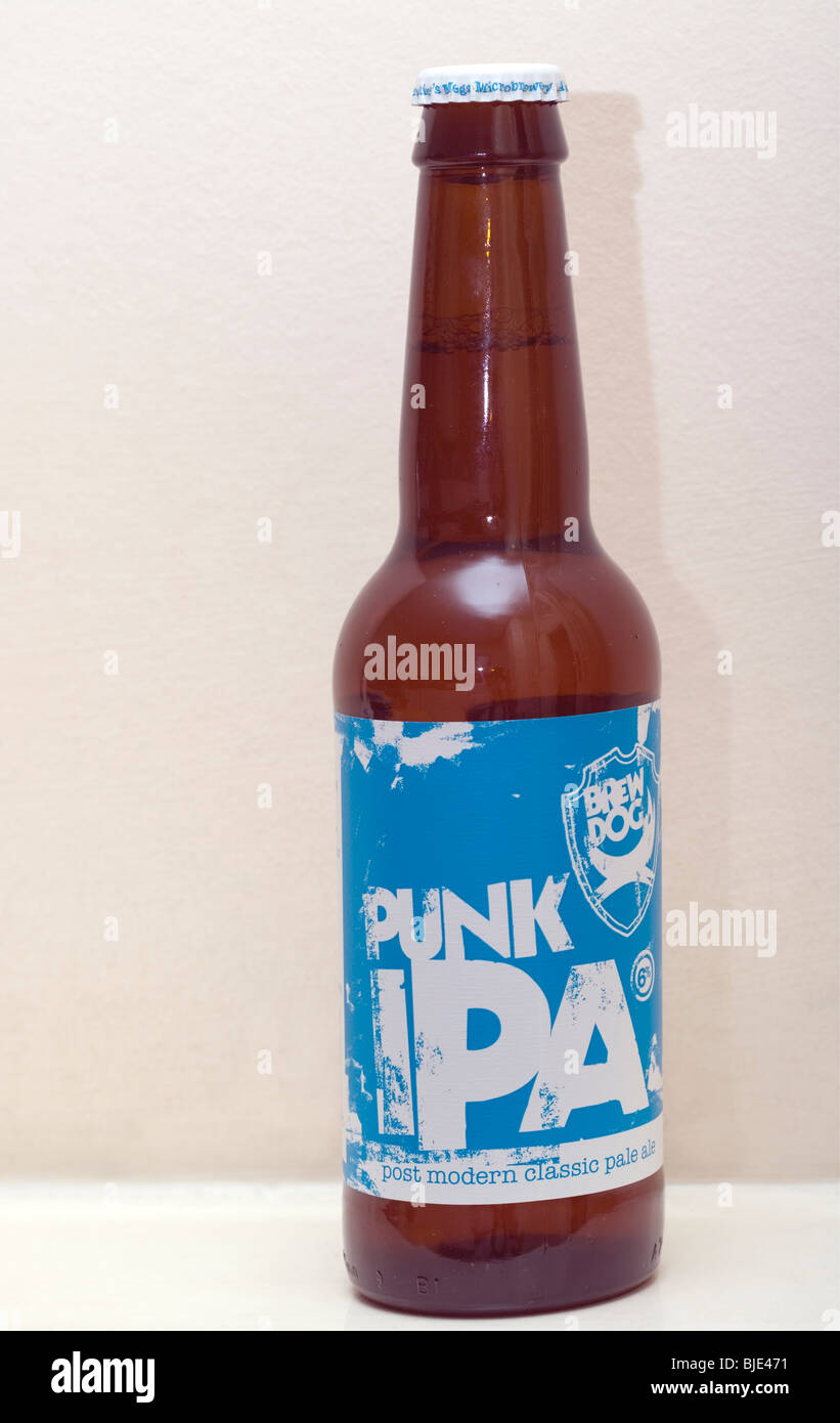 "BrewDog" "Punk IPA" Bier, unabhängige schottische Brauerei, London, England, UK, Europa Stockfoto