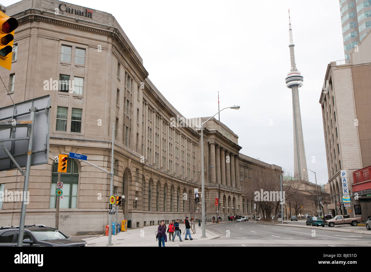 CN Tower Kanada Einnahmen Agentur Zoll Clearing House Dominion öffentliche Gebäude Bundesrepublik James Craig Thomas Fuller Toronto vordere s Stockfoto