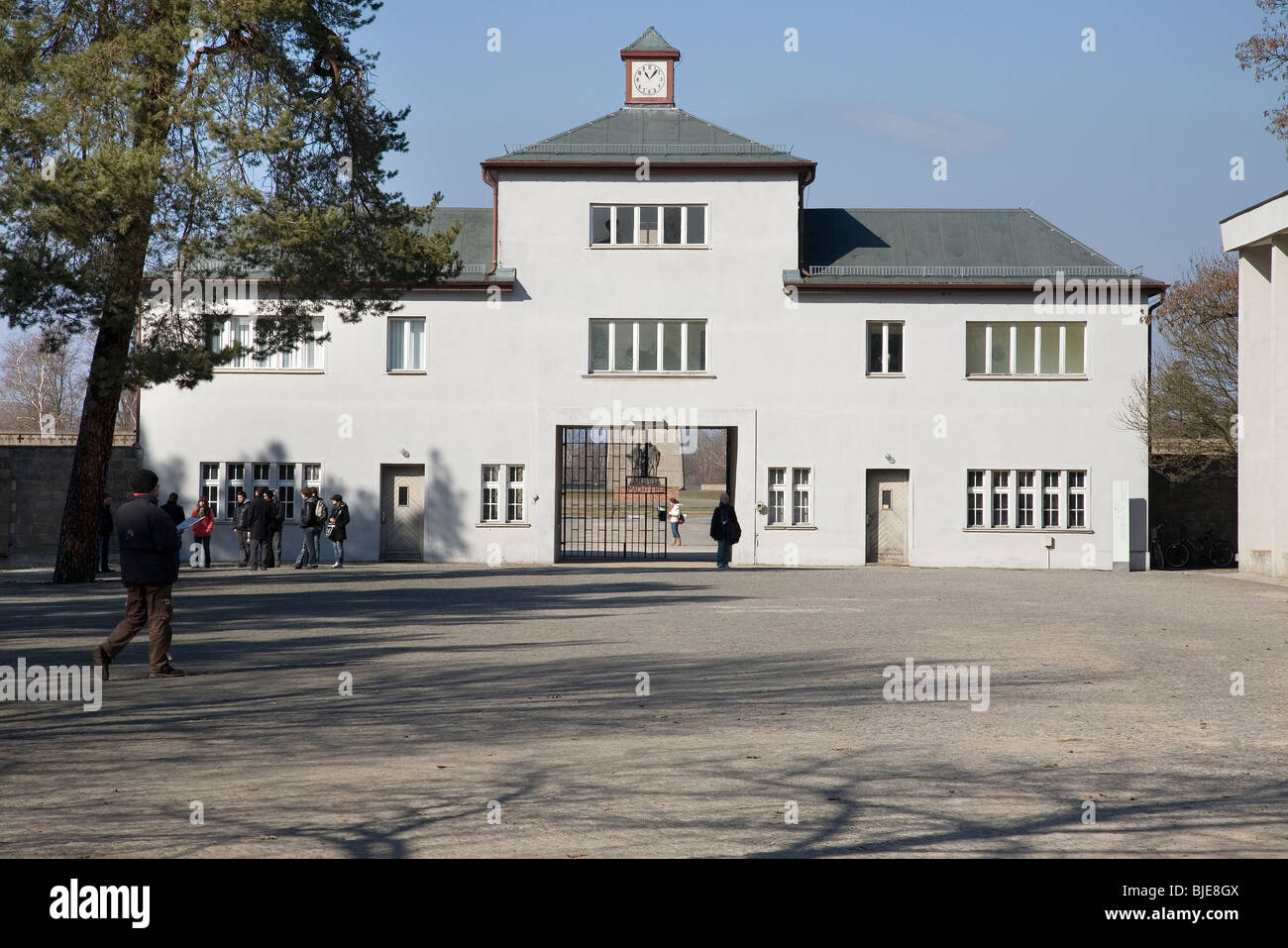 Konzentrationslager Sachsenhausen, Brandenburg, Deutschland Stockfoto
