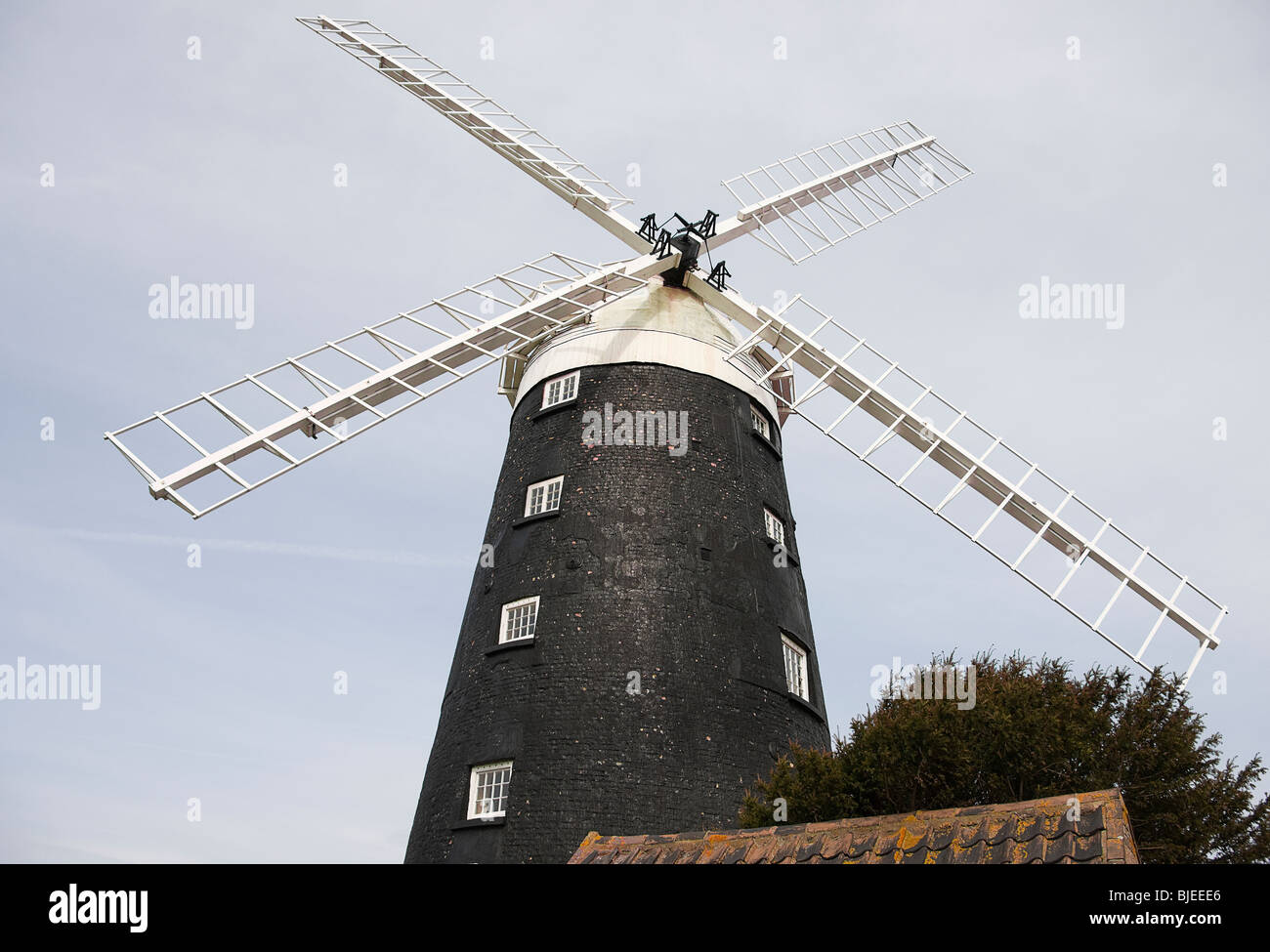 Burnham Overy Turm Mühle. Norfolk.UK Stockfoto