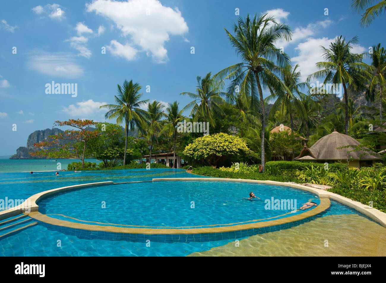 Pool, Rayavadee Resort, Krabi, Thailand Stockfoto