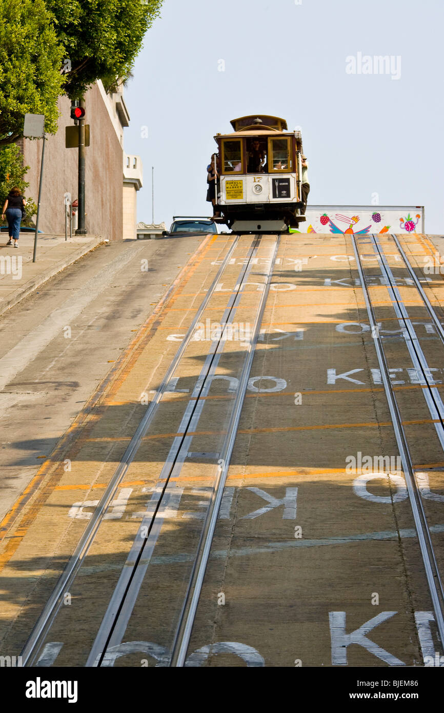 San Francisco Cable Cars, Kalifornien, USA Stockfoto