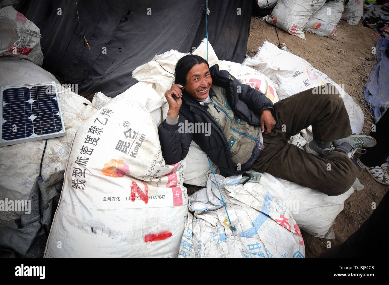 Namche Bazar, Nepal Stockfoto