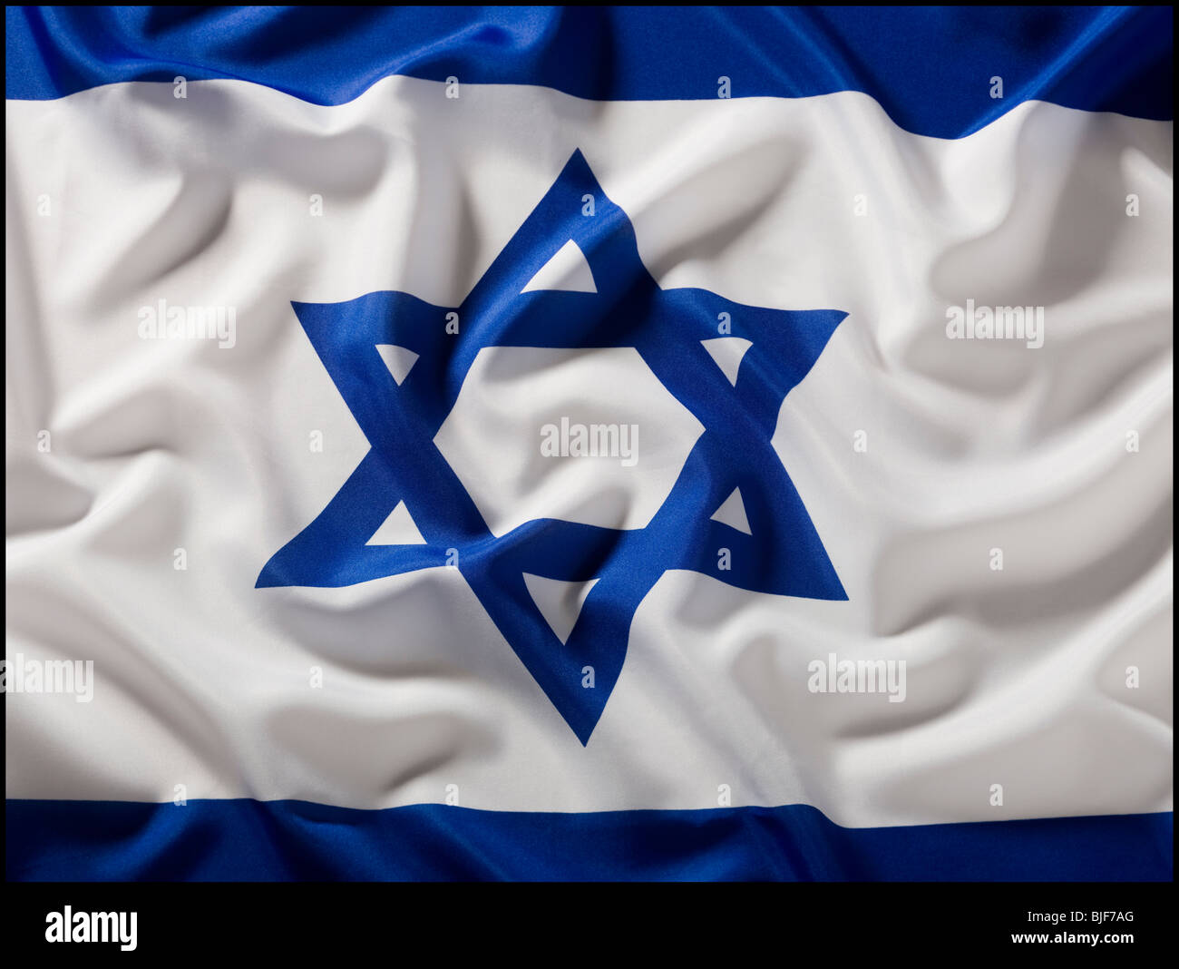 israelische Flagge Stockfoto