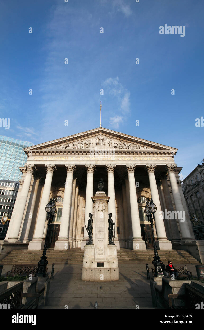 Bank von England auf Threadneedle Street in der City of London Stockfoto