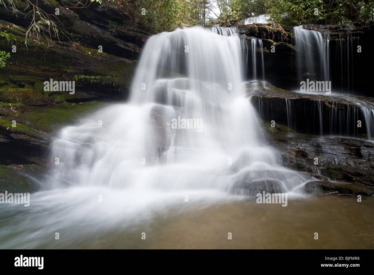 Martin Creek Falls in North Georgia. Stockfoto