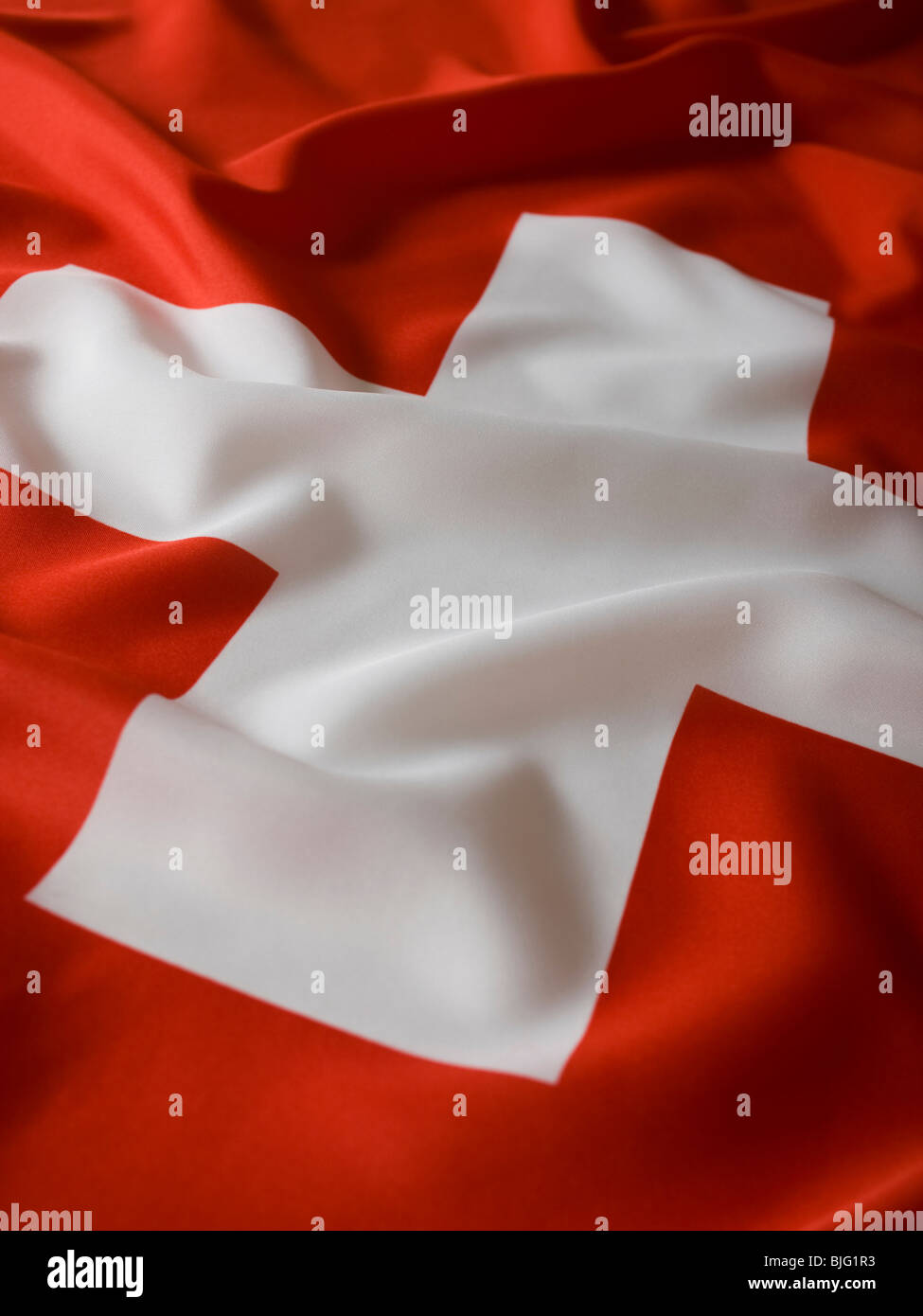 Schweizer Flagge Stockfoto