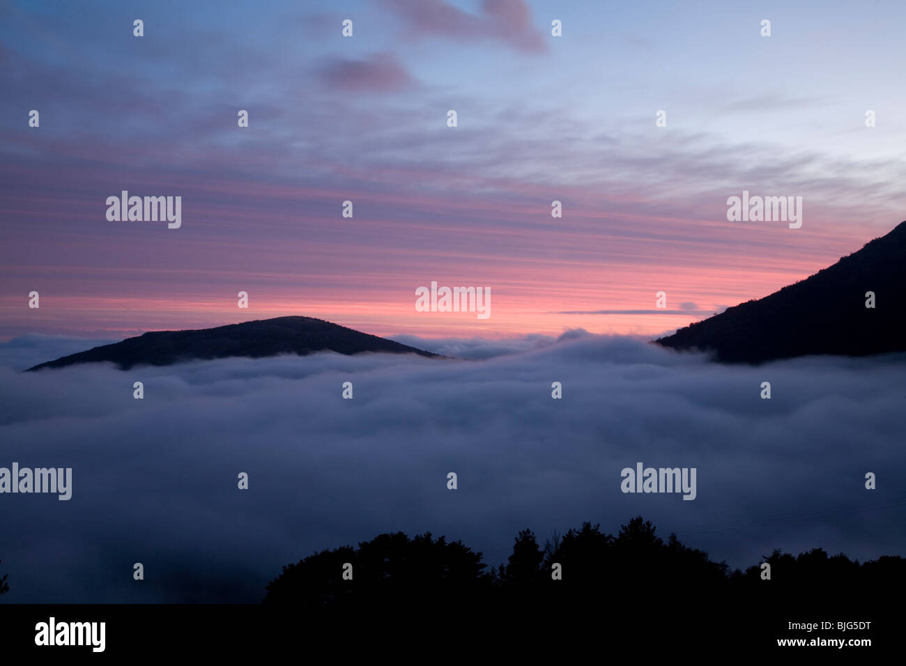 Alpes Haut Provence, Südfrankreich Stockfoto