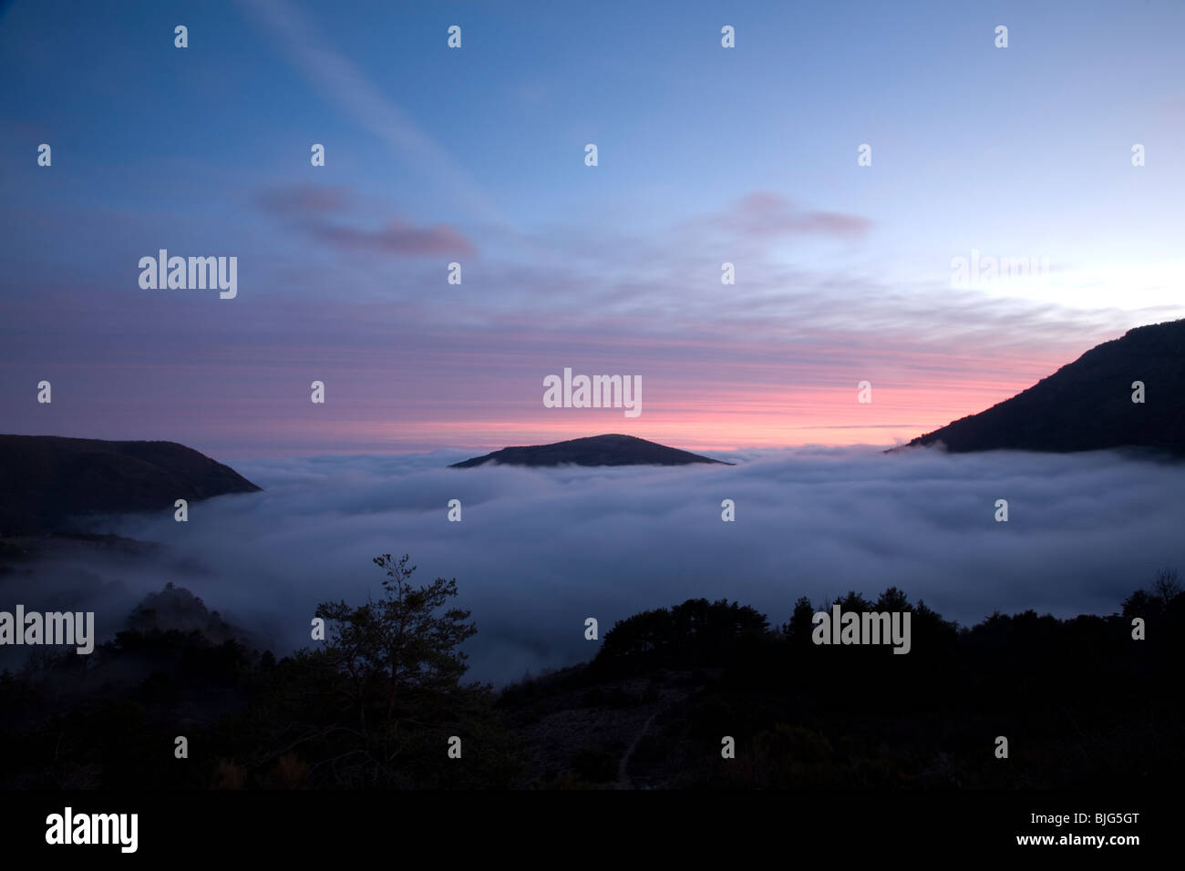 Alpes Haut Provence, Südfrankreich Stockfoto