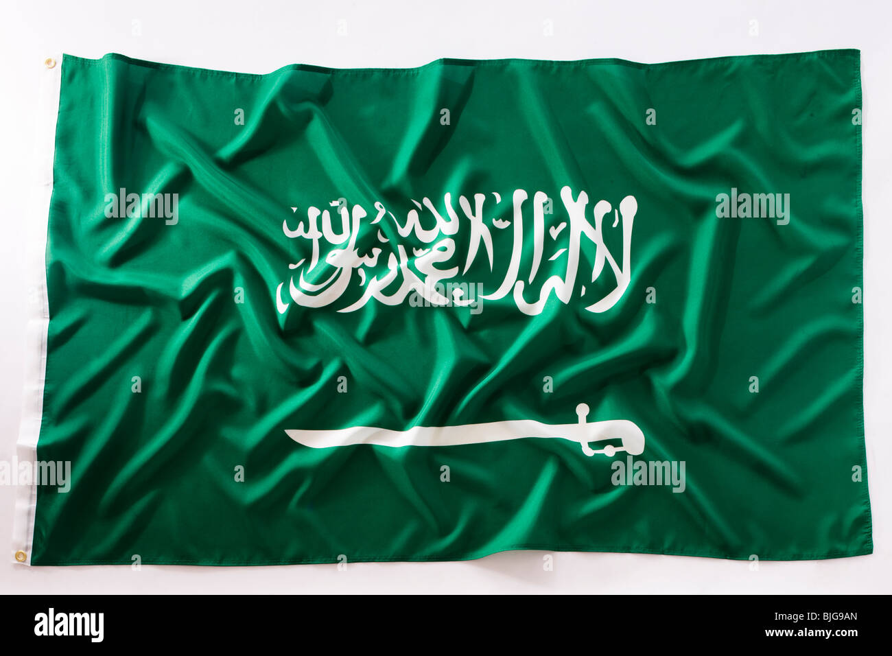 Saudi-Arabische Flagge Stockfoto
