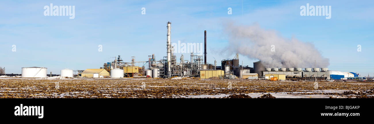 Der Chief Ethanol Fuels Ethanol Brennerei in Hastings, Nebraska, USA. Stockfoto