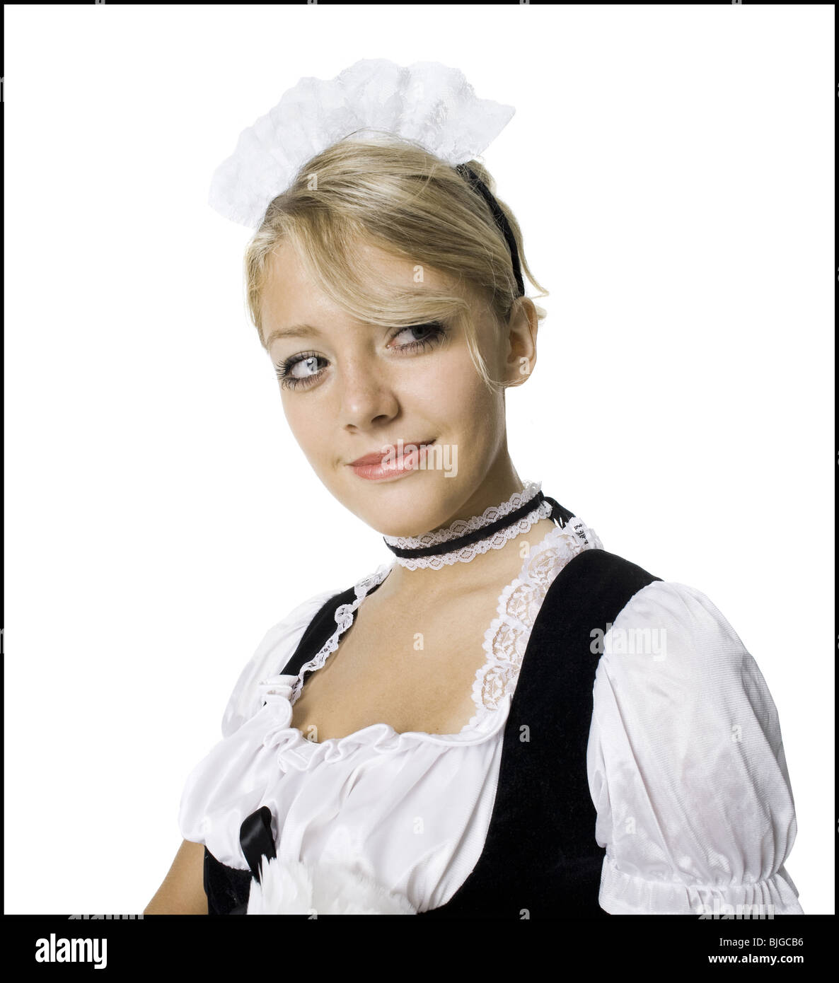 Französisch maid Stockfoto