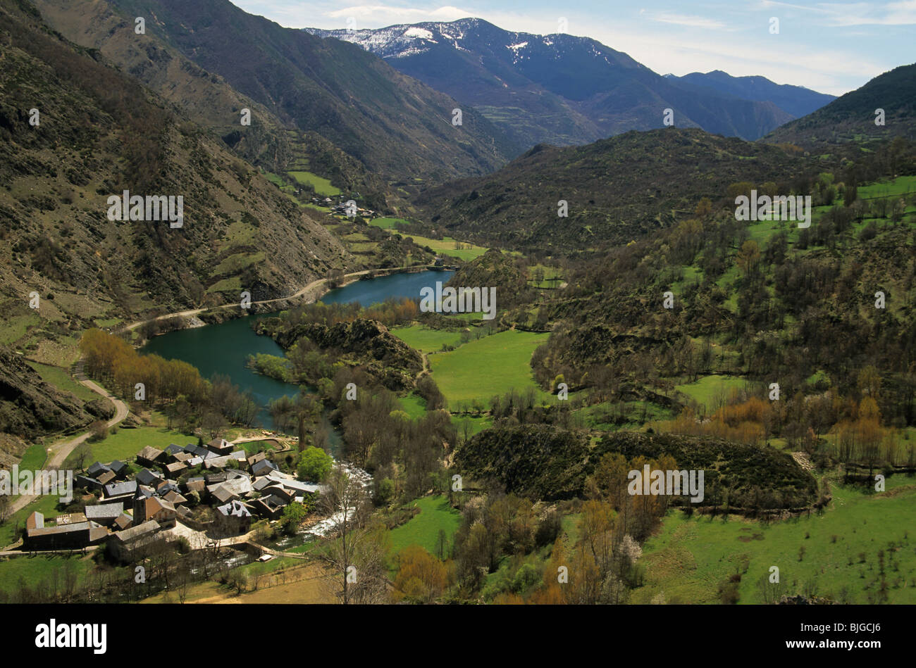 Borén, Vall d'Isil, Lleida, Spanien Stockfoto