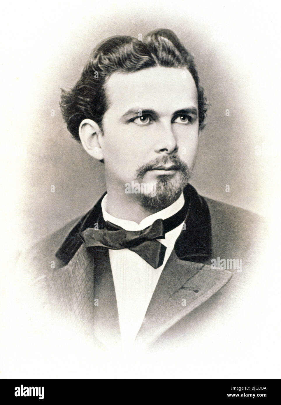 Louis II., 25.8.1845 - 13.6.1886, König von Bayern 10.3.1864 - 13.6.1886, Porträt, Foto von Joseph Albert, München, 1870, Stockfoto