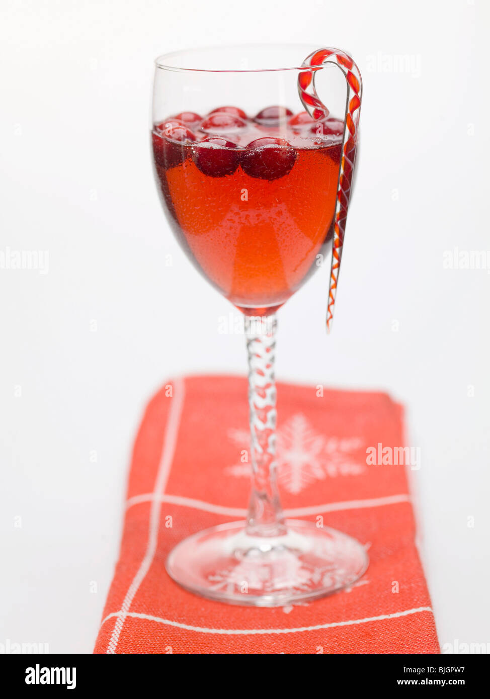 Cranberry Getränk (Weihnachten)- Stockfoto