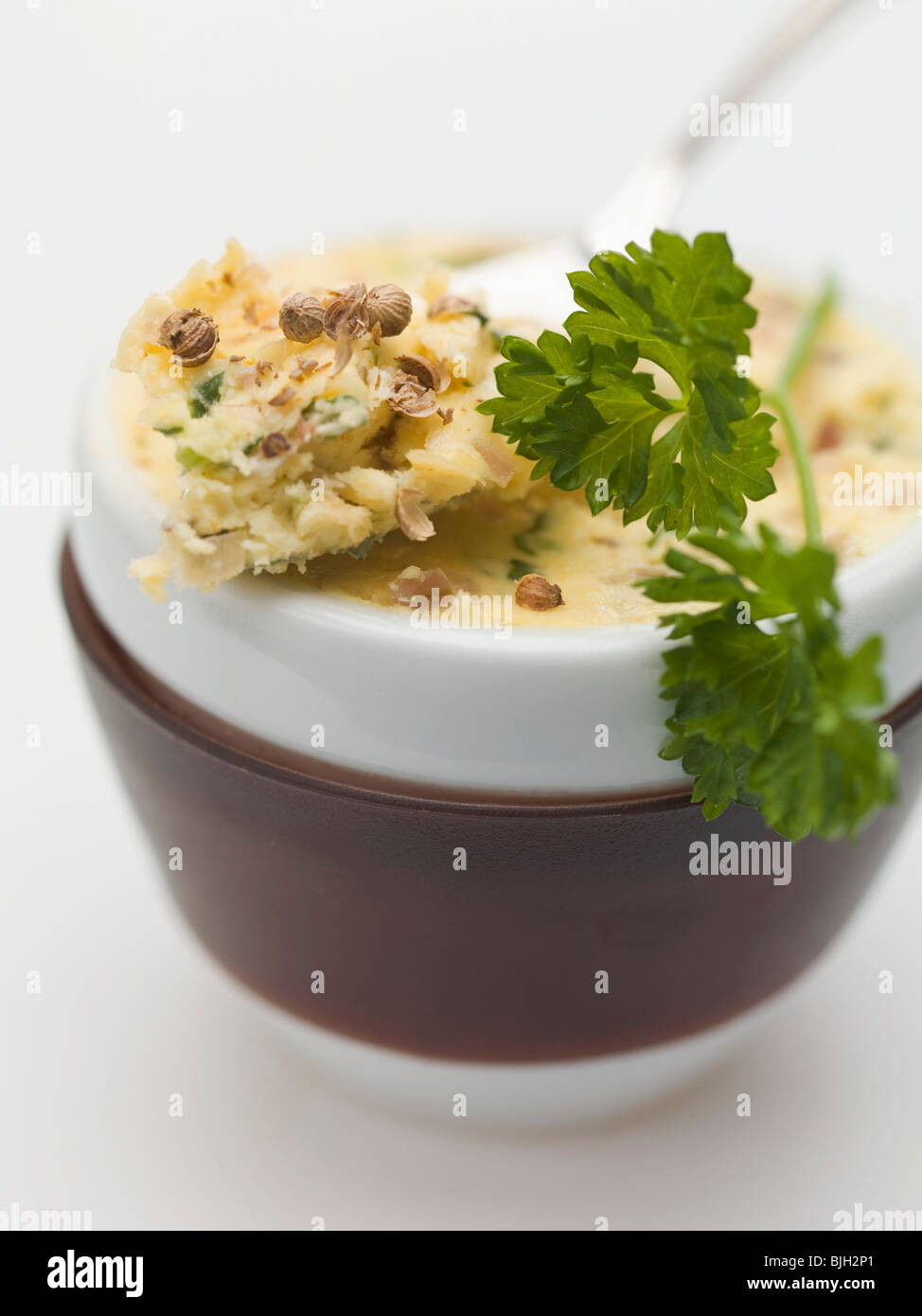 Café de Paris Butter (Buttersauce)- Stockfoto