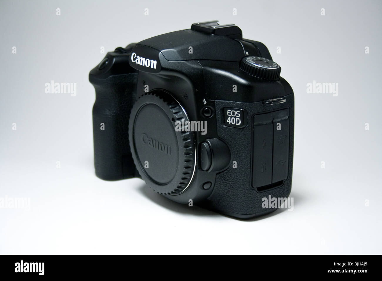 Canon Digitalkamera Dslr slr Advance 40D Eos japanische schwarze Produkt isoliert Stockfoto
