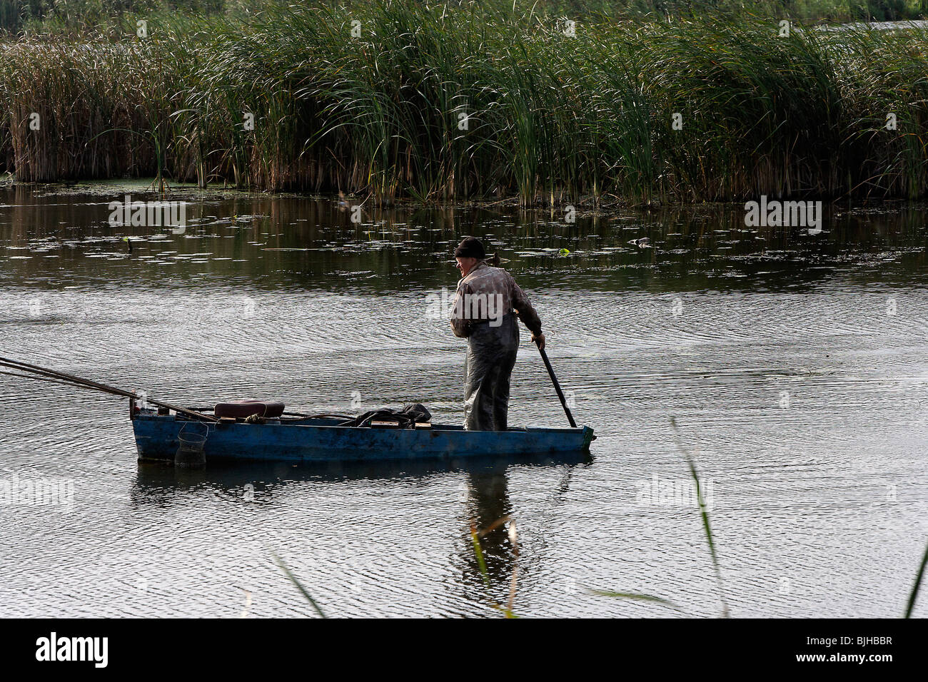 Starokostiantyniv, Samczyki, Slutsch Fluss, Khmelnytsk Oblast, Westukraine Stockfoto