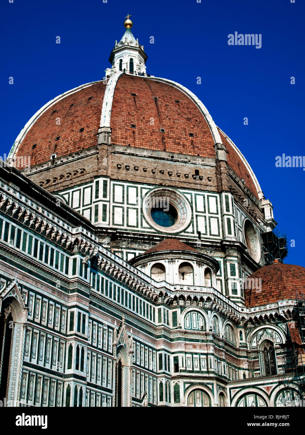 Brunelleschis Kuppel - Santa Maria del Fiore: Kathedrale von Florenz (Dom), Italien Stockfoto