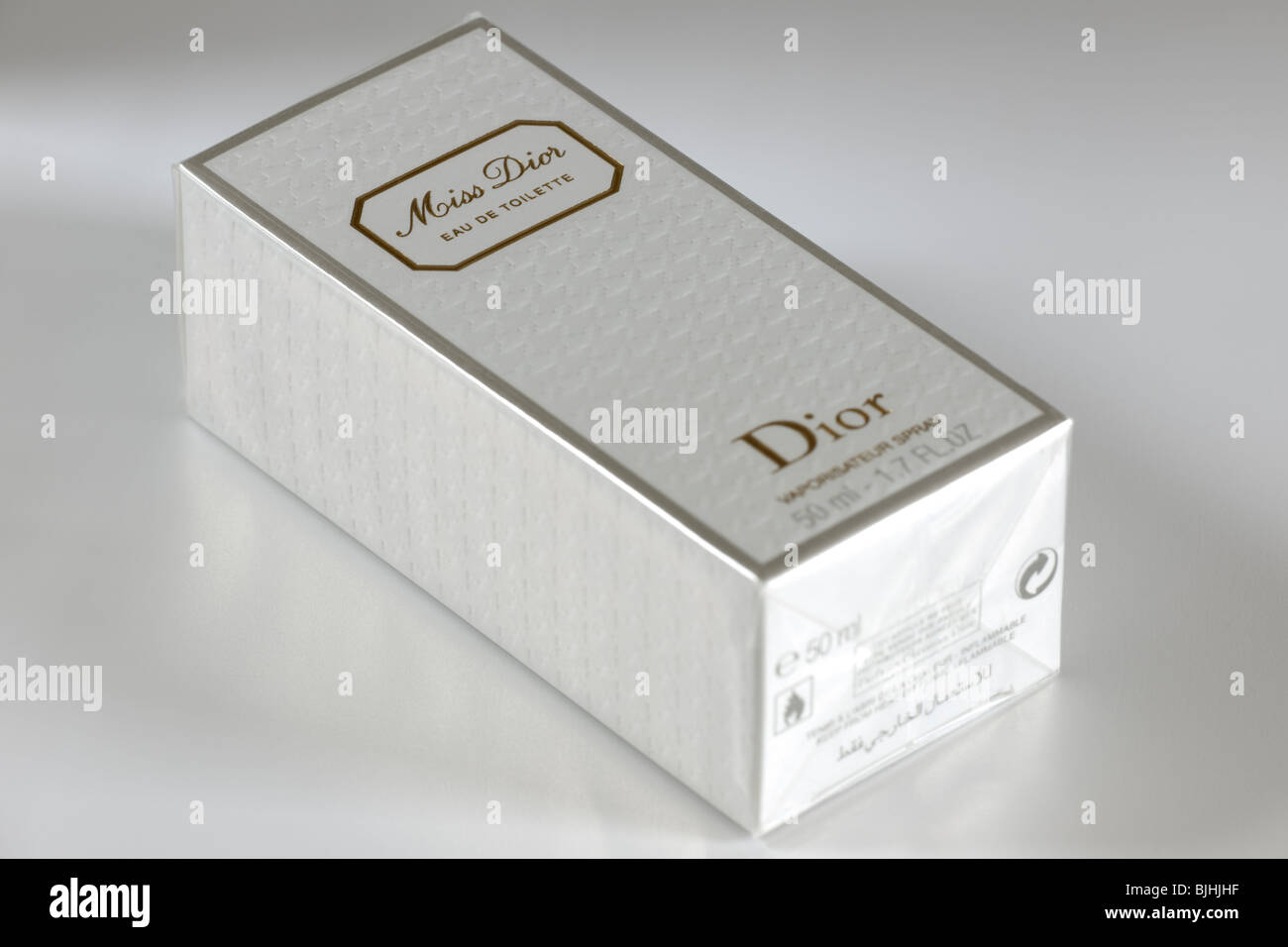 Miss Dior Eau de Toilette Dampf Spray Parfum Box 50ml Flasche Stockfoto