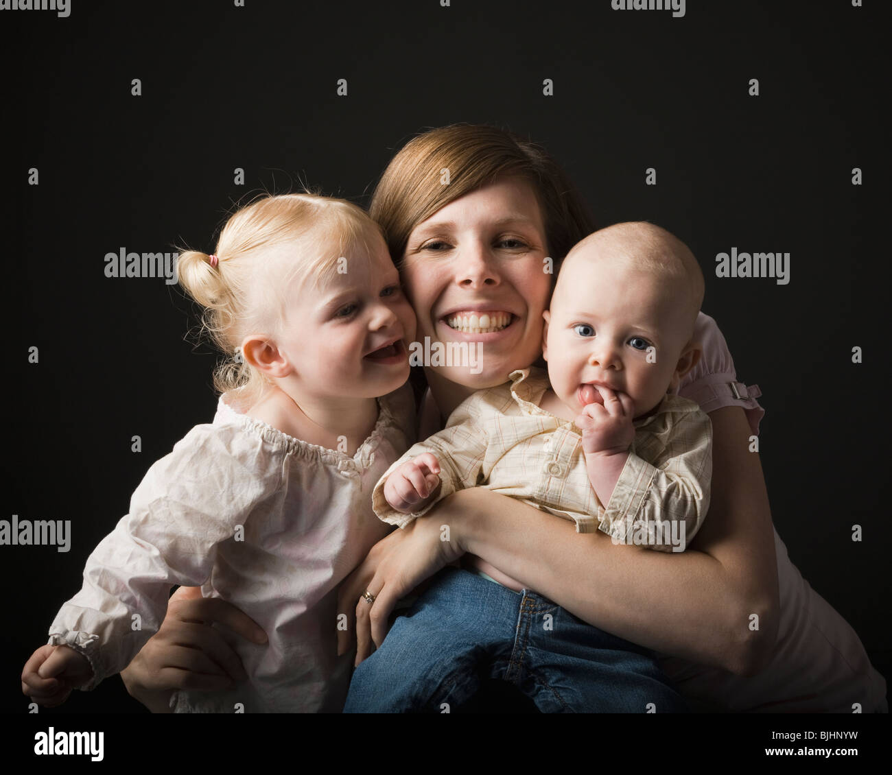 Familienbild Stockfoto