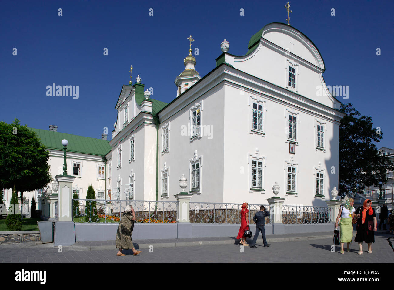 Potschajew, Poczajow, Heilige Dormitio-Kloster, Westukraine, Ternopil Oblast Stockfoto