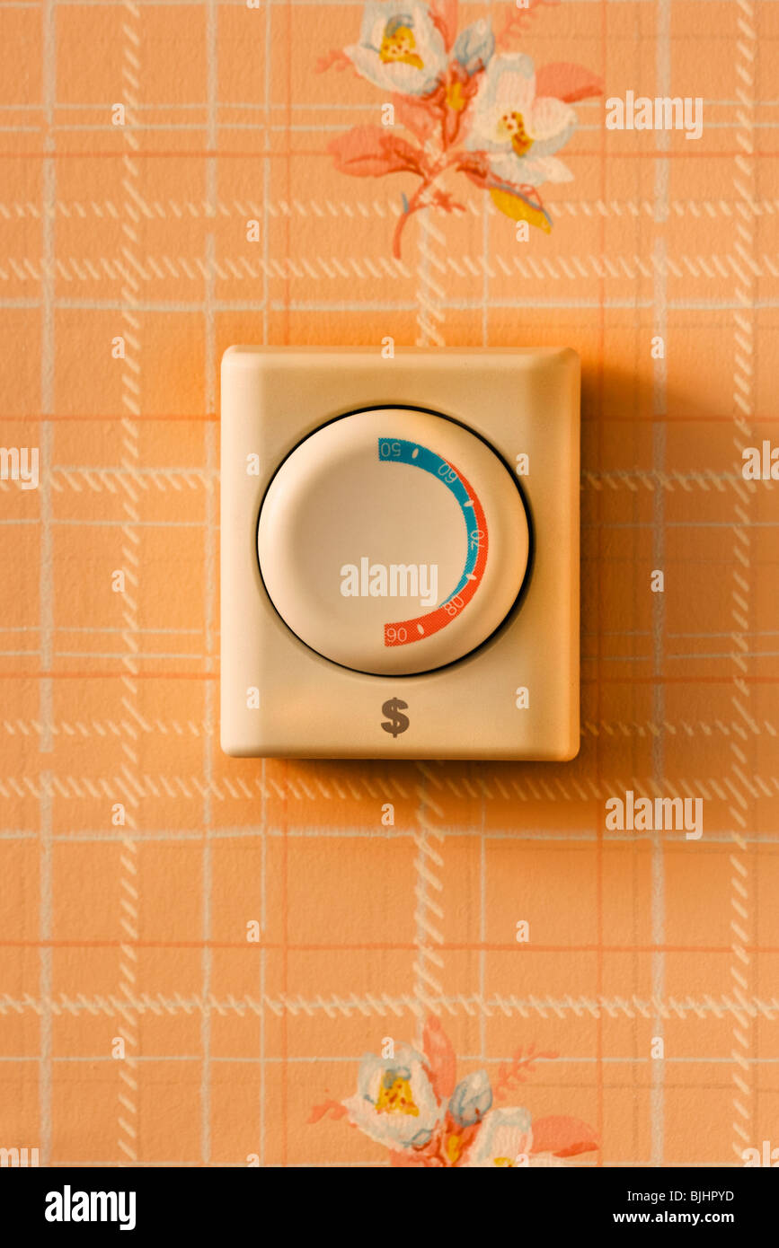 Thermostat Stockfoto