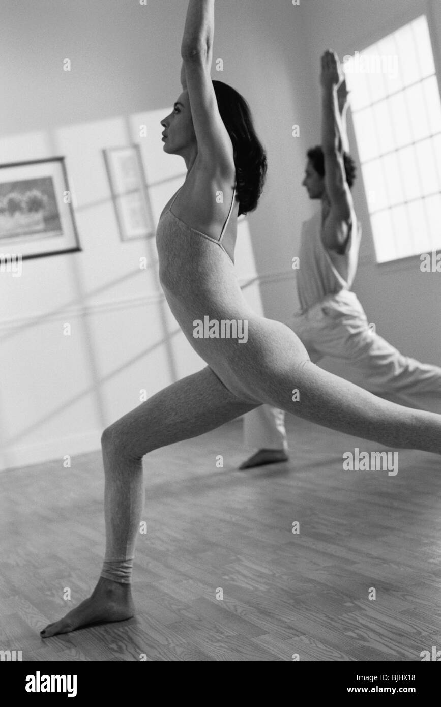 Yoga Klasse Stockfoto