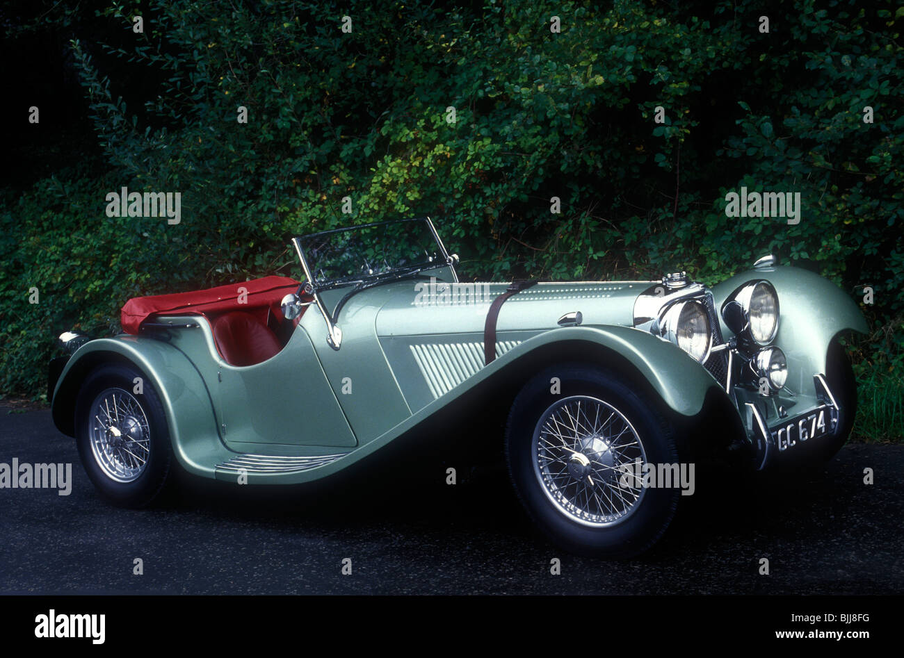 1937 Jaguar 100 SS Stockfoto