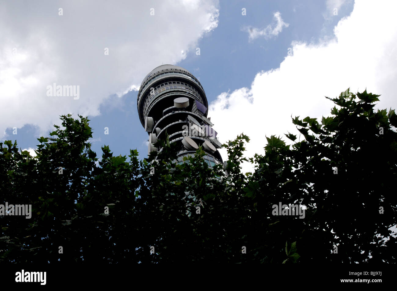 Der BT Tower, ehemals der Post Office Tower in London Stockfoto